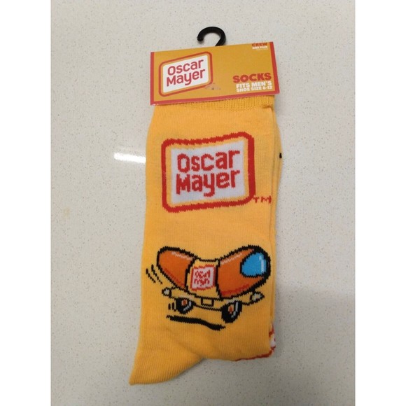 Yoohoo Oscar Mayer Swedish Fish Novelty Crew Socks Men's Shoe Size 6-12 3 Pair - Picture 7 of 10